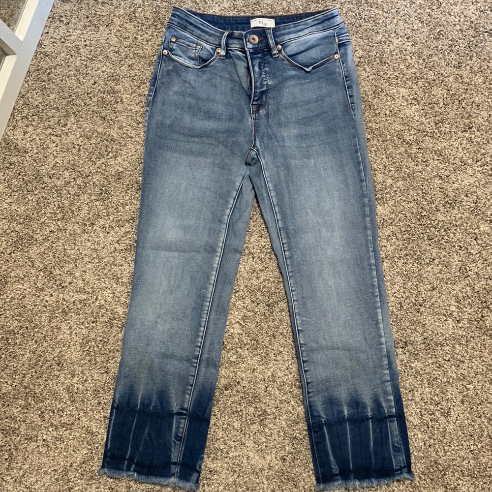 MB straight cut cropped jeans